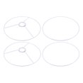 thumbnail image 1 of Unique Bargains Lampshade Holders Frames Lamp Shade Rings Baking Finish 11.81inch 2 Set, 1 of 5