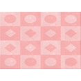 thumbnail image 1 of Ahgly Company Tapis Rectangulaire Lavable en Machine Intérieur Transitionnel Rouge Pastel Rose, 8 Pieds x 12 Pieds, 1 of 7
