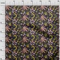 thumbnail image 3 of oneOone Velvet Orange Fabric Tropical Abstract Craft Projects Decor Fabric Printed by The Yard 58 Inch Wide, 3 of 4