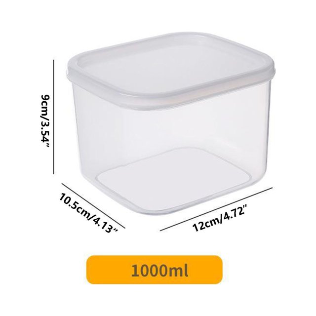 zanvin Christmas Gifts ,Refrigerator Storage Box, Large Capacity Transparent And Fresh Storage Box, Kitchen Storage Sealed Jar, Fruit And Vegetable Food Sorting And Storage