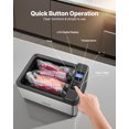 thumbnail image 3 of VEVOR Sous Vide Cooker, 800W Sous-Vide Machine, Suveed Cooking Machine with LED Digital Display, Glass Lid, Precise Temperature & Timer Control, for Family & Friends, All-in-One Sous Vide Pot, 3 of 9