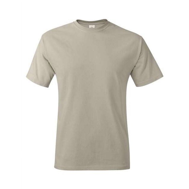Hanes TAGLESS Men`s T-Shirt - Best-Seller, S, Sand