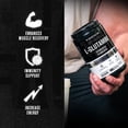 thumbnail image 3 of L-Glutamine Powder 500g, 100 Servings - Vegan Fermented L Glutamine for Post Workout Muscle Recovery, Immunity, Digestive Health - Tested & Trusted, No Artificial Fillers - Unflavored, 3 of 8