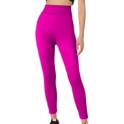 Chbgutlmr Leggings for Women High Waist Slim Workout Yoga Pants Tights Athletic Trousers Solid Color
