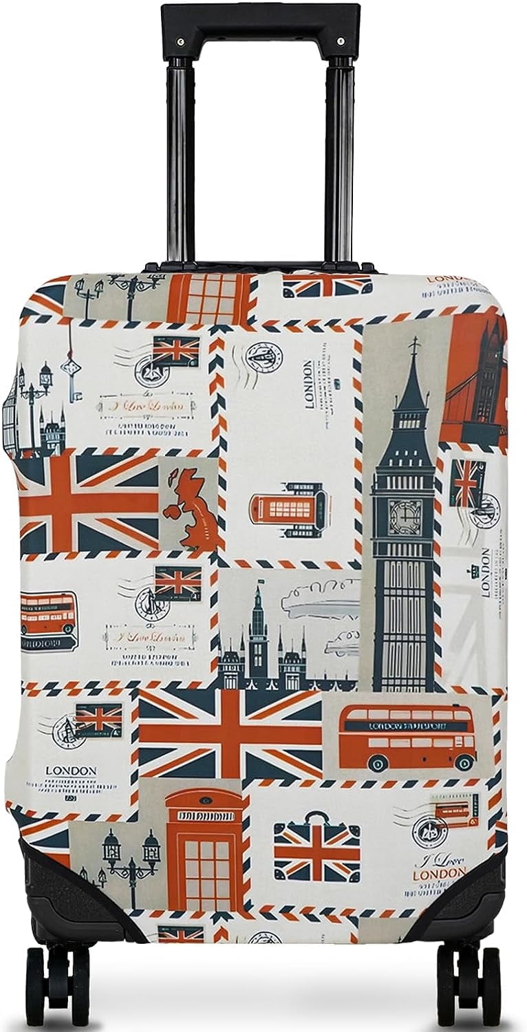Luggage Cover Protector Travel Suitcase Covers Protective Skin for Carry On Baggage Fit 18-20 Inch Luggage