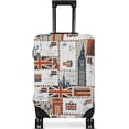 thumbnail image 1 of Luggage Cover Protector Travel Suitcase Covers Protective Skin for Carry On Baggage Fit 18-20 Inch Luggage, 1 of 5