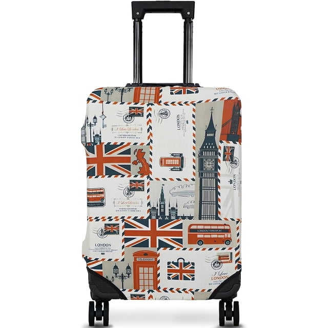 Luggage Cover Protector Travel Suitcase Covers Protective Skin for Carry On Baggage Fit 18-20 Inch Luggage