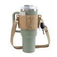 thumbnail image 1 of ZheElen Housse de Tasse en Mousse avec Sangle Réglable pour Bouteille d'Eau de Voyage Style Abricot, 1 of 6