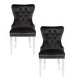 thumbnail image 2 of Chaise à Oreilles Plata Import en Noir - Set 2, 2 of 4
