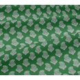 thumbnail image 5 of oneOone Cotton Jersey Green Fabric Block Sewing Craft Projects Fabric Prints By Yard 58 Inch Wide, 5 of 5