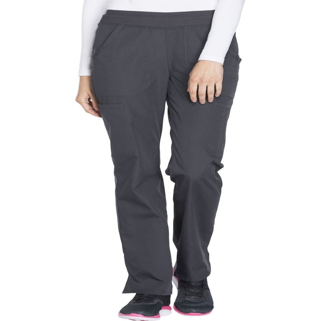 CHOK Workwear Originals Women‘s Scrubs Pant Mid Rise Straight Leg Pull-On Cargo WW210
