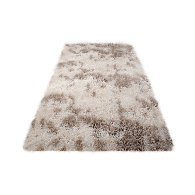 Fesfesfes Modern Area Rug Soft Pile Carpet Non Slip Backing Living Room Bedroom Floor Mat Home Decor Comfortable Necessary Floor Covering
