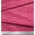thumbnail image 2 of Soimoi Georgette Viscose Fabric Flamingo Bird Print Sewing Fabric Yard 42 Inch Wide, 2 of 3