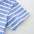 thumbnail image 2 of Big Kid Robe Fille Robe Serrée pour les Enfants Fille Toddler Filles Manches Courtes Tulle Papillon Imprimé Robe Clothes Filles Clothes (Bleu, 7-8 Ans), 2 of 7