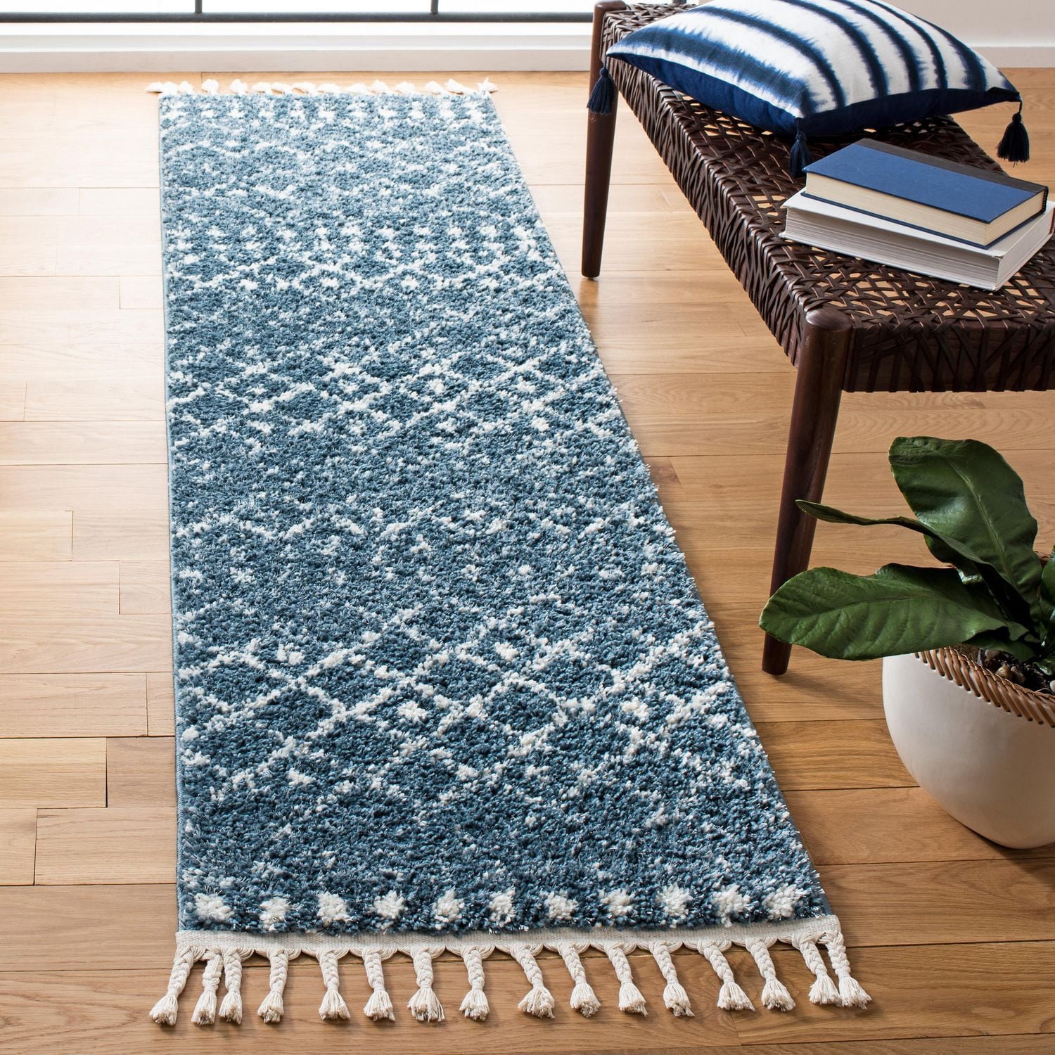 Safavieh Berber Fringe Robynne Aztec Shag Area Rug