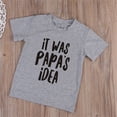 thumbnail image 3 of TZEWGL Cute Shirt For Child Letter Print Short Sleeve Crew Neck Clothes For Infnants size 18-24M, 3 of 3