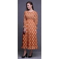 thumbnail image 3 of Bimba Robe de Plage Longue Maxi d'Été Bohème Gitane Imprimée à Smocks pour Femmes - Grand, 3 of 5