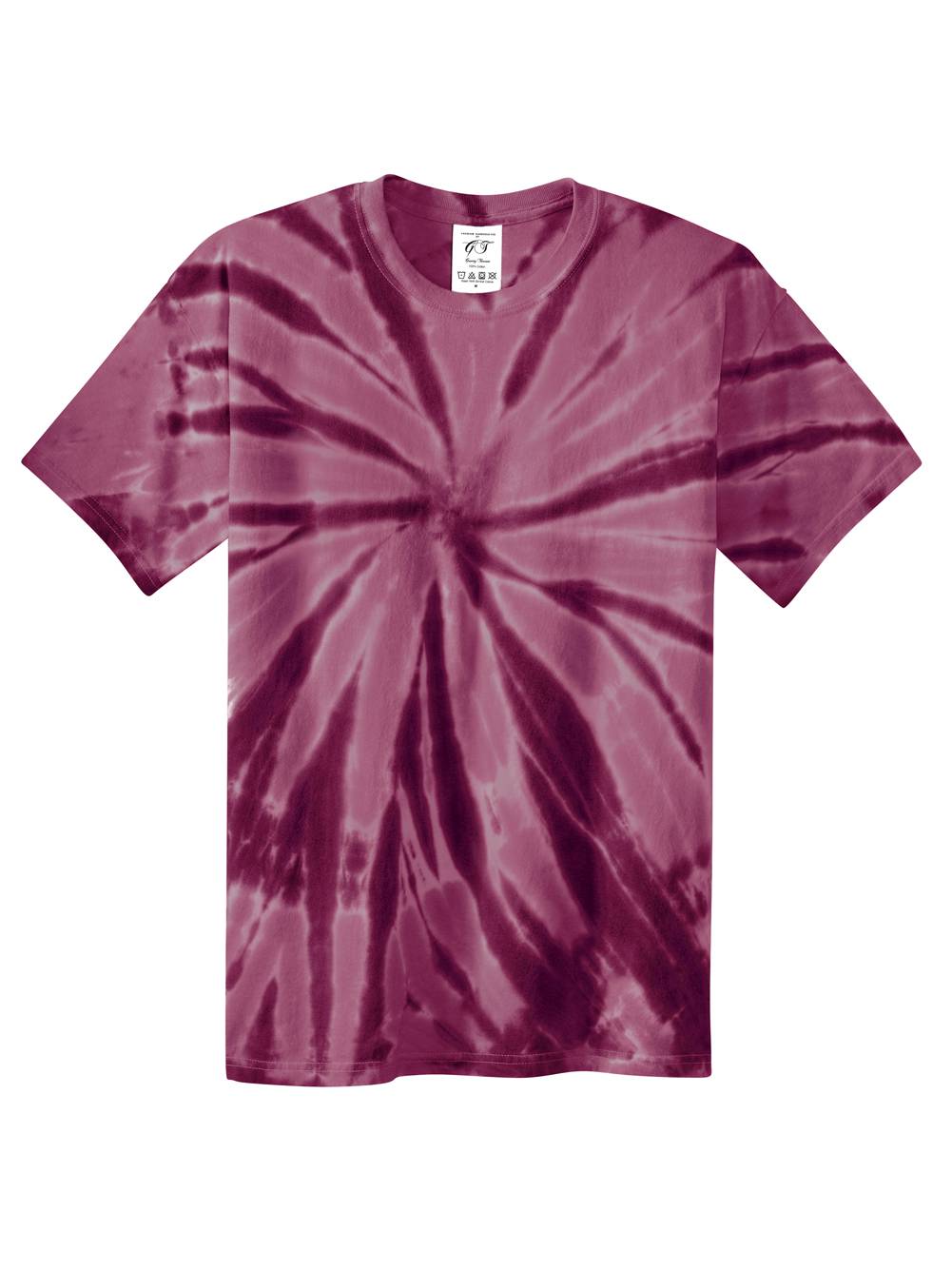 Gravity Threads Youth Tie-Dye Short-Sleeve T-Shirt - Maroon - X-Small