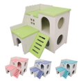 thumbnail image 5 of Small Animal Hideout PVC Hamster House Breathable Stable Cage Toy, 5 of 5