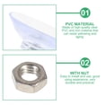 thumbnail image 3 of 1 Set Transparent Strong Screw Sucker Manual Tightening Sucker with Nuts, 3 of 7