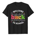thumbnail image 4 of WEAIXIMIUNG T-Shirts pour Adolescentes T-Shirts pour Enfants Rentrée des Classes Graphique Manches Courtes Col Rond T-Shirt Lumineux et Confortable pour Garçons et Filles, 4 of 4