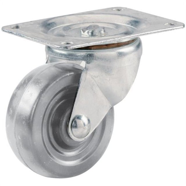 Shepherd 3in. Grey General Duty Swivel Casters With Side Brake 9277
