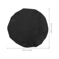 thumbnail image 2 of OUNONA Weather Resistant Fire Pit Cover for Garden Use with Elastic Hem Cord in Black, 2 of 8