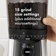 thumbnail image 3 of OXO 8717000 BREW One Touch Stainless Steel Conical Burr Coffee Grinder Machine, 3 of 6