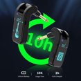 thumbnail image 4 of TFixol 2.4GHz Wireless Guitar Transmitter and Receiver System for Electric Guitars and Bass, WS-4 Model, Black or White, 40m Range, Low Latency, Rechargeable Battery, Type-C USB Charging, 4 of 6