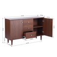 thumbnail image 4 of Homylin Meuble de Rangement Buffet sur Pied Salon Entrée Organisateur de Cuisine avec Tiroirs, 4 of 8