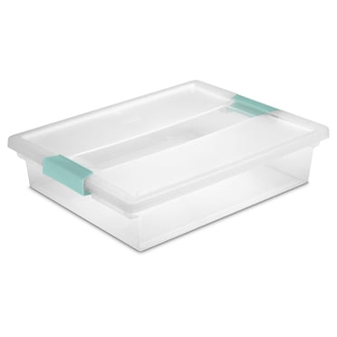 Sterilite Clear Large Clip Box