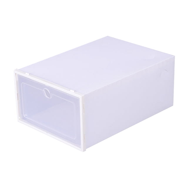 Home Textile Storage Organizer for Shoes – Foldable Clear Stackable Shoe Storage Solution for