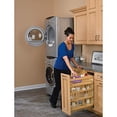 thumbnail image 4 of Rev-A-Shelf 448-BC-8C 8-Inch Base Cabinet Pullout Storage Organizer with Adjustable Wood Shelves and Chrome Rails, 4 of 5