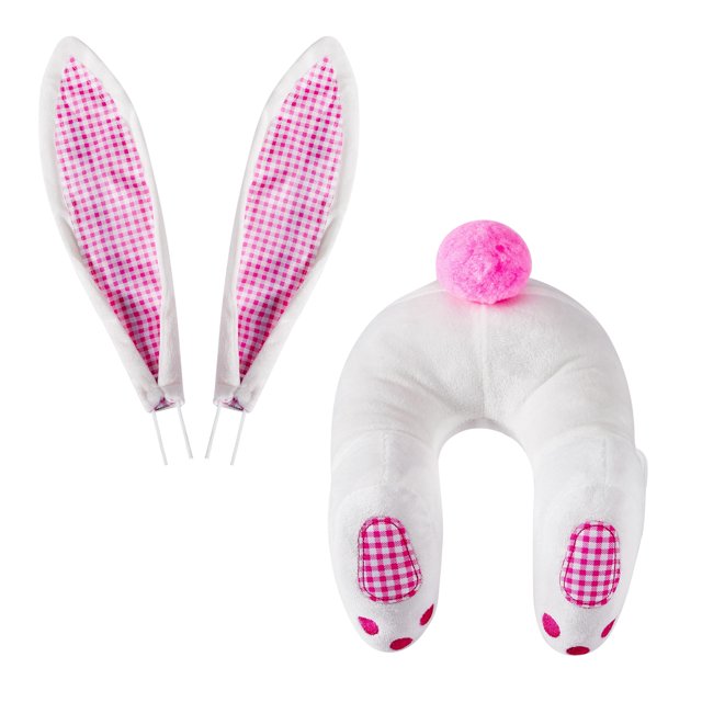 Opperiaya Décoration Extérieure de Pâques Rabbit, Marqueur de Chemin en Forme d'Animal pour Jardin, Fête Intérieure Extérieure, Panneaux de Jardin
