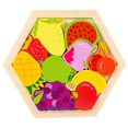 thumbnail image 2 of Wooden Jigsaw Puzzles Learning Matching Puzzle Pieces Diy Art Gift For Kids, 2 of 4