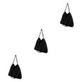 thumbnail image 4 of kurtrusly Functional And Beautiful Bags To Organize Life Classic And Timeless Shoulder Bag black 3Set, 4 of 6