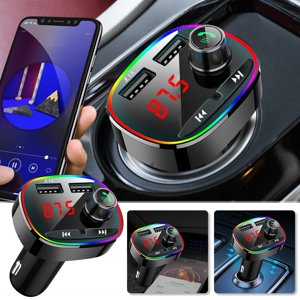 PEONAVET A Adapter un chargeur de voiture adaptateur Super charge rapide, Charge de voiture multiport, Charge rapide