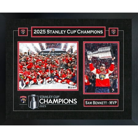 Sam Bennett Florida Panthers 2025 Stanley Cup Champions 18x22" Player Championship Frame