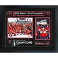 thumbnail image 1 of Sam Bennett Florida Panthers 2025 Stanley Cup Champions 18x22" Player Championship Frame, 1 of 1