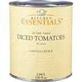 thumbnail image 1 of Kitchen Essentials Diced Tomatoes, No Salt Added, Premium Vine-Ripened, 2.84 L (#10 Can) Bulk Foodservice Can, 1 of 2