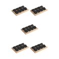 thumbnail image 3 of kurtrusly Wood Earring Card Holder w/ Tray Jewelry Display for Accessory 8 Pair Black 5Set, 3 of 6