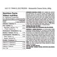 thumbnail image 4 of Great Value Frozen Mozzarella Sticks with Marinara Dipping Sauce Appetizers, 400g, 4 of 4