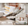 thumbnail image 3 of BEDEEP Canapé Inclinable Électrique 125 Pieds' avec Appui-Tête, Canapé Sectionnel en Chenille avec Rangement Ottoman, Canapé Convertible 4 Places pour Salon RV, Blanc, 3 of 9
