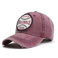 thumbnail image 3 of Matching Family Swimsuits Summer Sun Protection Fashion Retro Baseball Embroidery Hat Outdoor Sun-hat Baseball Cap, 3 of 3