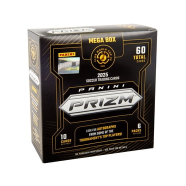 2025 Panini FIFA Prizm Soccer Trading Cards Mega Box