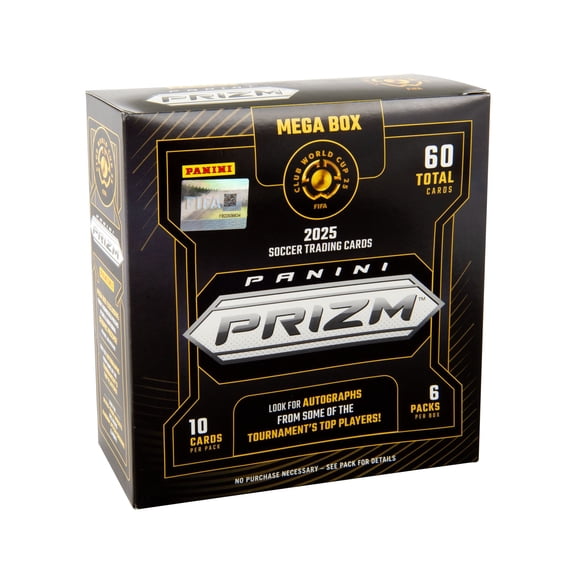 2025 Panini FIFA Prizm Soccer Trading Cards Mega Box