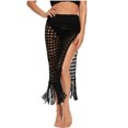 thumbnail image 1 of Skirts for Women Trendy Ruched Asymmetrical Drawstring Slim Fit Midi Skirt Stretchy Split Club Skirts, 1 of 5