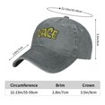 thumbnail image 4 of ZICANCN Peace Text Casquette de Baseball Réglable Femmes, Chapeaux pour Hommes Adulte Lavé Coton Denim Baseball Caps Mode Gris, 4 of 6