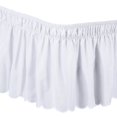 thumbnail image 1 of Elastic Bed Skirt, Polyester, Dust-Proof, Non-Slip, White, For Bedroom Bed Decoration, 1 of 1