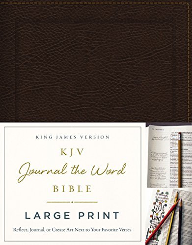 KJV Journal the Word Bible (Large Print, Brown Bonded Leather)
